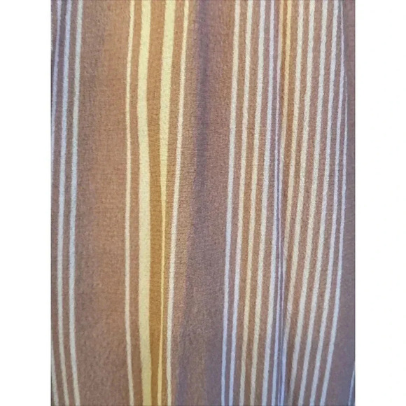 FOREVER 21 Off The Shoulder Pink Striped Sundress Belt Women's Size M Swiftie - Picture 7 of 7